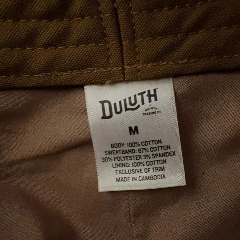 Duluth Trading Co. Men's Fire Hose Driver's Cap Sz M